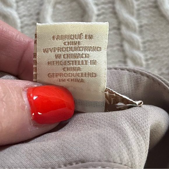 New! Cynthia Rowley Women's High Waist Taupe Shorts Women’s Size 8 - Picture 3 of 12